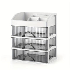 Cosmetic Organizer Drawer Transparent Dustproof Jewelry Earring Hair Ring Rack