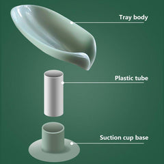 Leaf Drain Soap Holder with Suction Cup