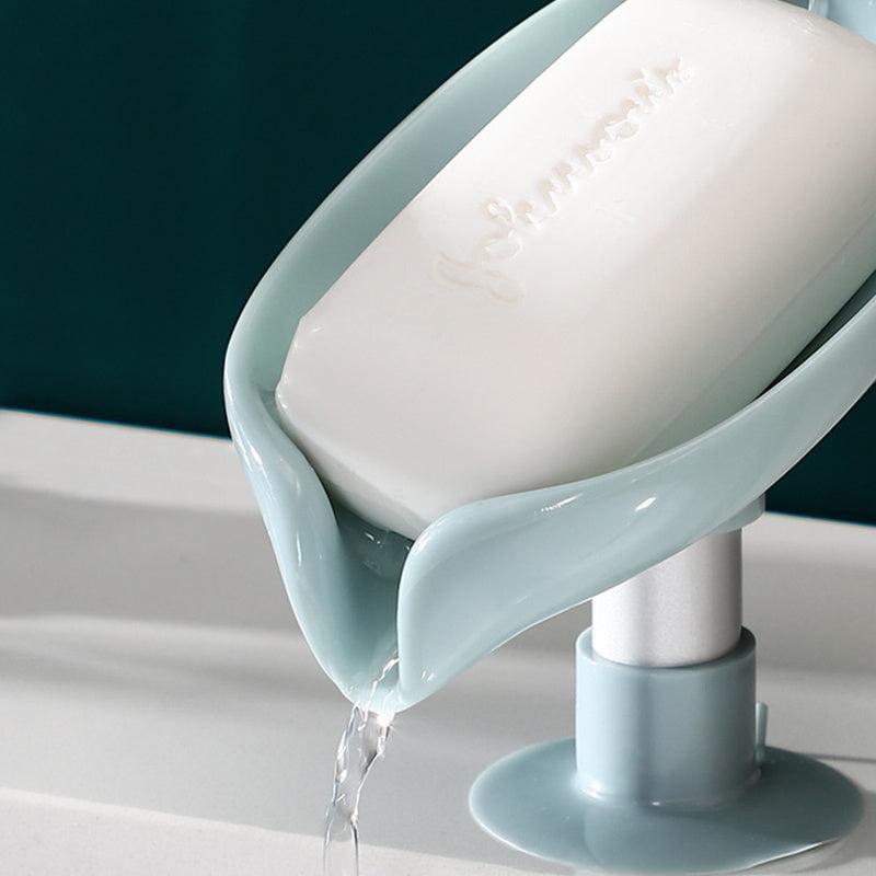 Leaf Drain Soap Holder with Suction Cup