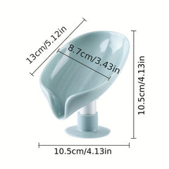 Leaf Drain Soap Holder with Suction Cup