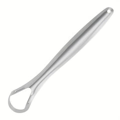 Stainless Steel Tongue Scraper Coating Cleaner Brush Oral Care Tools