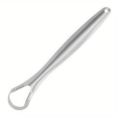 Stainless Steel Tongue Scraper Coating Cleaner Brush Oral Care Tools