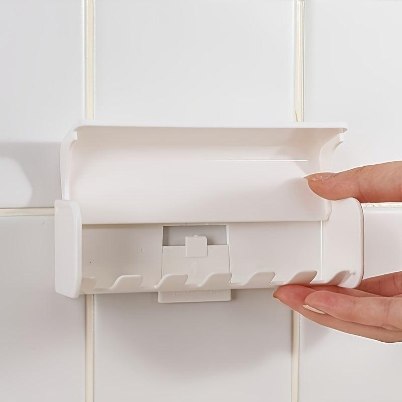 Toothbrush Holder with 6 Holes for Bathroom Toiletry Organization