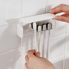 Toothbrush Holder with 6 Holes for Bathroom Toiletry Organization