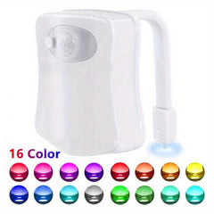 LED Toilet Light Sensor Night Light 16 Colors