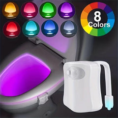 LED Toilet Light Sensor Night Light 16 Colors