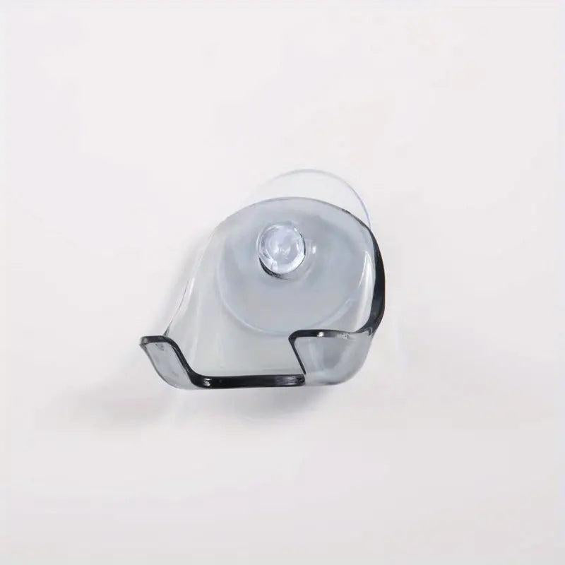 Wall Mounted Razor Rack with Suction Cup for Bathroom Storage