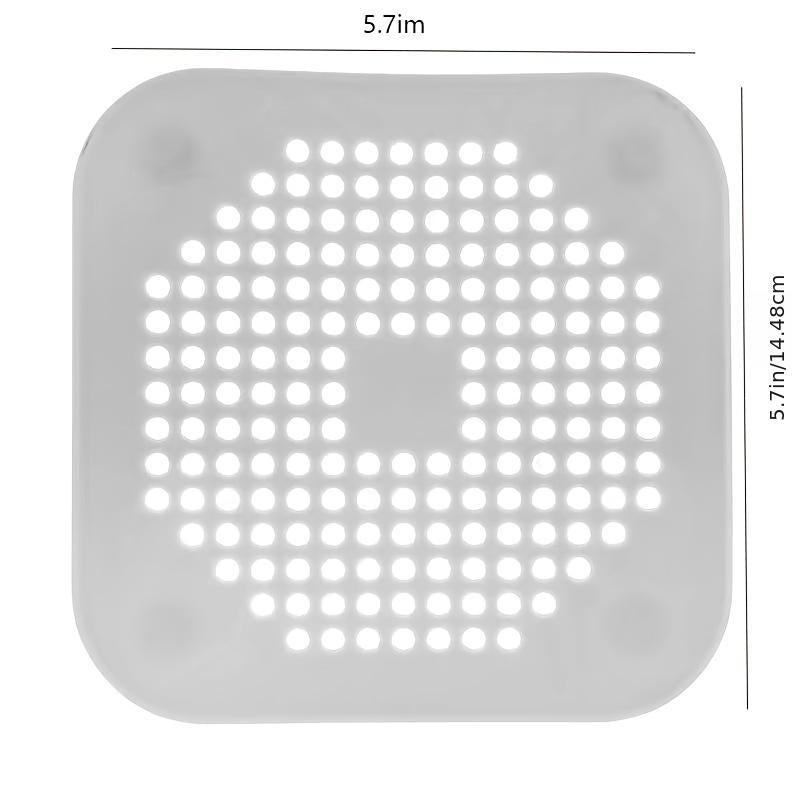 Silicone Hair Anti-block Sink Mat Filter - Bathroom Kitchen Pool Sewer