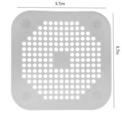 Silicone Hair Anti-block Sink Mat Filter - Bathroom Kitchen Pool Sewer