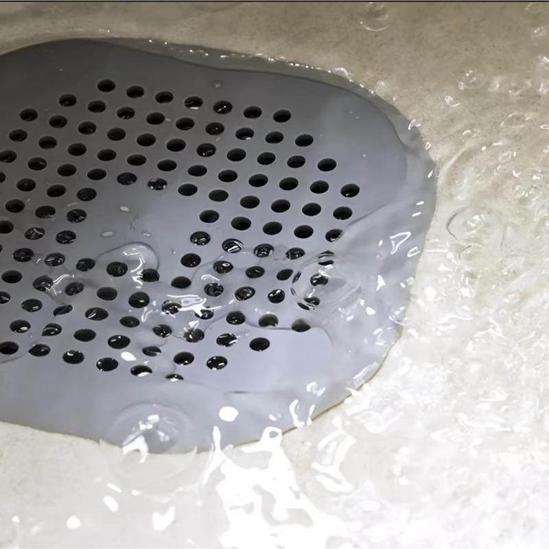 Silicone Hair Anti-block Sink Mat Filter - Bathroom Kitchen Pool Sewer