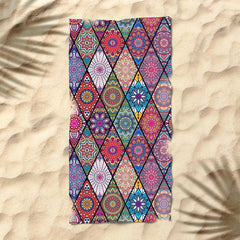 Boho Sandproof Beach Towel Quick Drying for Sports Travel Swim Yoga