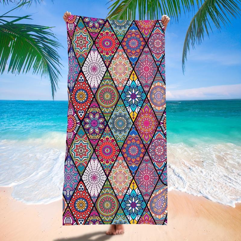 Boho Sandproof Beach Towel Quick Drying for Sports Travel Swim Yoga