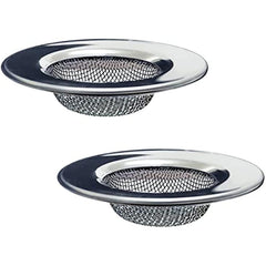 2pcs Stainless Steel Bathtub Strainers Bathroom Sink Strainers