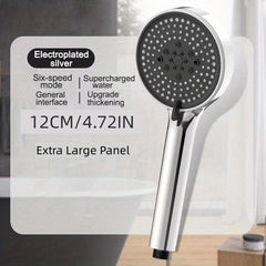High Pressure Shower Head, 6 Modes, Water Saving, Bathing Experience