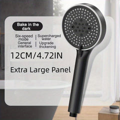 High Pressure Shower Head, 6 Modes, Water Saving, Bathing Experience