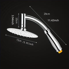 Stainless Steel Shower Head Water Saving Bathroom Accessory