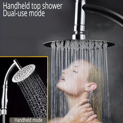 Stainless Steel Shower Head Water Saving Bathroom Accessory