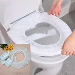 10pcs Disposable Toilet Seat Covers Portable Travel Business Toilet Mat