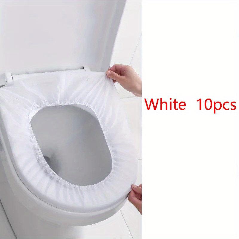 10pcs Disposable Toilet Seat Covers Portable Travel Business Toilet Mat