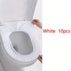 10pcs Disposable Toilet Seat Covers Portable Travel Business Toilet Mat