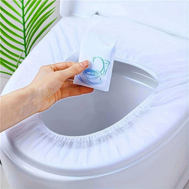 10pcs Disposable Toilet Seat Covers Portable Travel Business Toilet Mat