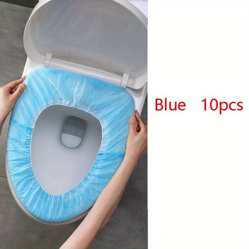 10pcs Disposable Toilet Seat Covers Portable Travel Business Toilet Mat