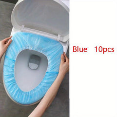 10pcs Disposable Toilet Seat Covers Portable Travel Business Toilet Mat