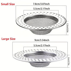 Stainless Steel Shower Drain Hair Catcher Stopper