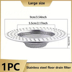 Stainless Steel Shower Drain Hair Catcher Stopper