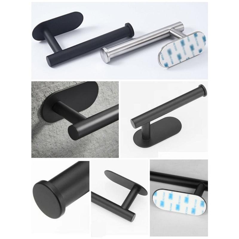 Stainless Steel Toilet Paper Holder Wall Mounted Tissue Storage