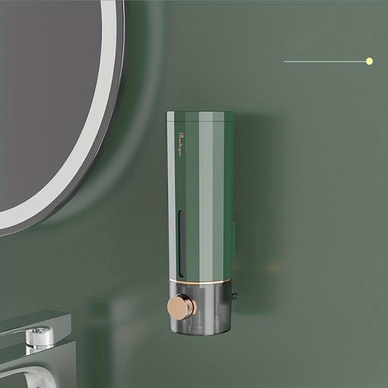 Wall Mounted Soap Dispenser - Manual Press Hand Sanitizer Shampoo