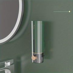 Wall Mounted Soap Dispenser - Manual Press Hand Sanitizer Shampoo