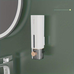 Wall Mounted Soap Dispenser - Manual Press Hand Sanitizer Shampoo