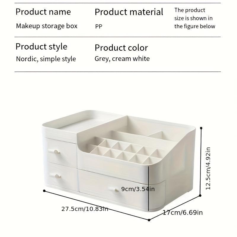 Drawer Type Cosmetics Storage Box Makeup Organizer