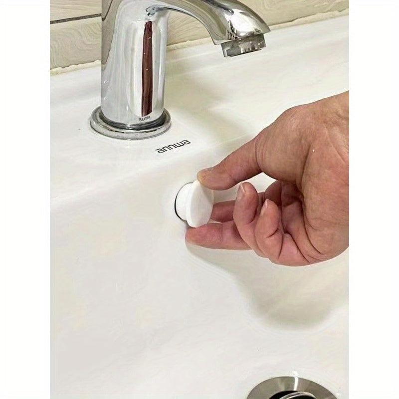 1pc Sink Anti overflow Plug Drain Anti-odor Leakage Round Bathroom