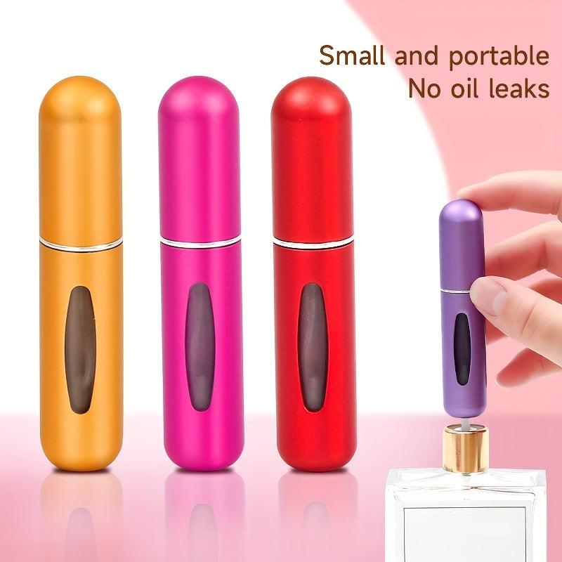 5pcs 5ml Travel Perfume Bottle Refillable Atomizer Portable Mini Spray Bottles