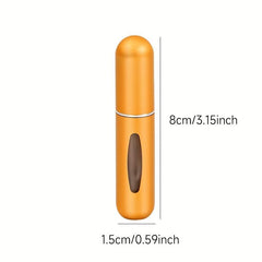 5pcs 5ml Travel Perfume Bottle Refillable Atomizer Portable Mini Spray Bottles