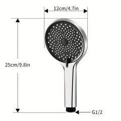 3-in-1 Handheld Shower Head Set for Luxurious Shower Experience