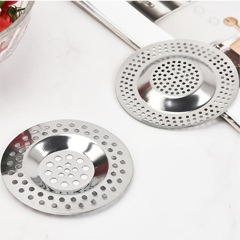 Stainless Steel Sink Strainer Plug Drain Hair Catcher