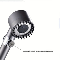 Adjustable 3-Speed Shower Head Water Massage