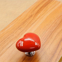Colorful Heart-shaped Toilet Button - Home Essential