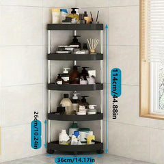 Bathroom Corner Shelf Storage Rack Toilet Storage Cart
