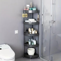 Bathroom Corner Shelf Storage Rack Toilet Storage Cart