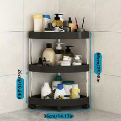 Bathroom Corner Shelf Storage Rack Toilet Storage Cart