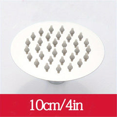 Stainless Steel Shower Head Slim Pressurized Rainfall Waterfall Bathroom