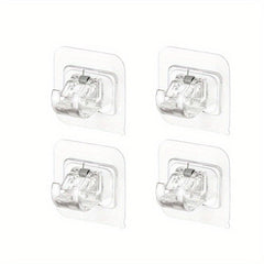 Self Adhesive Curtain Rod Brackets - No Drilling, Adjustable Hangers