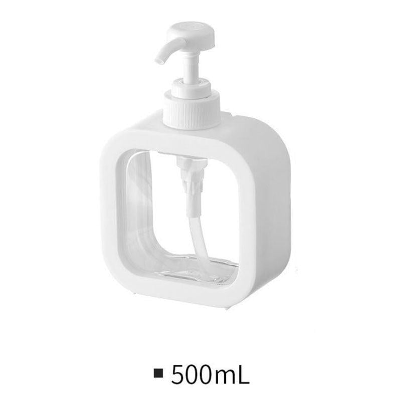 1pc Empty Plastic Pump Bottles Dispenser Clear for Lotions Shampoos