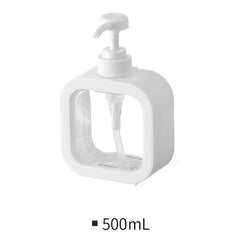 1pc Empty Plastic Pump Bottles Dispenser Clear for Lotions Shampoos