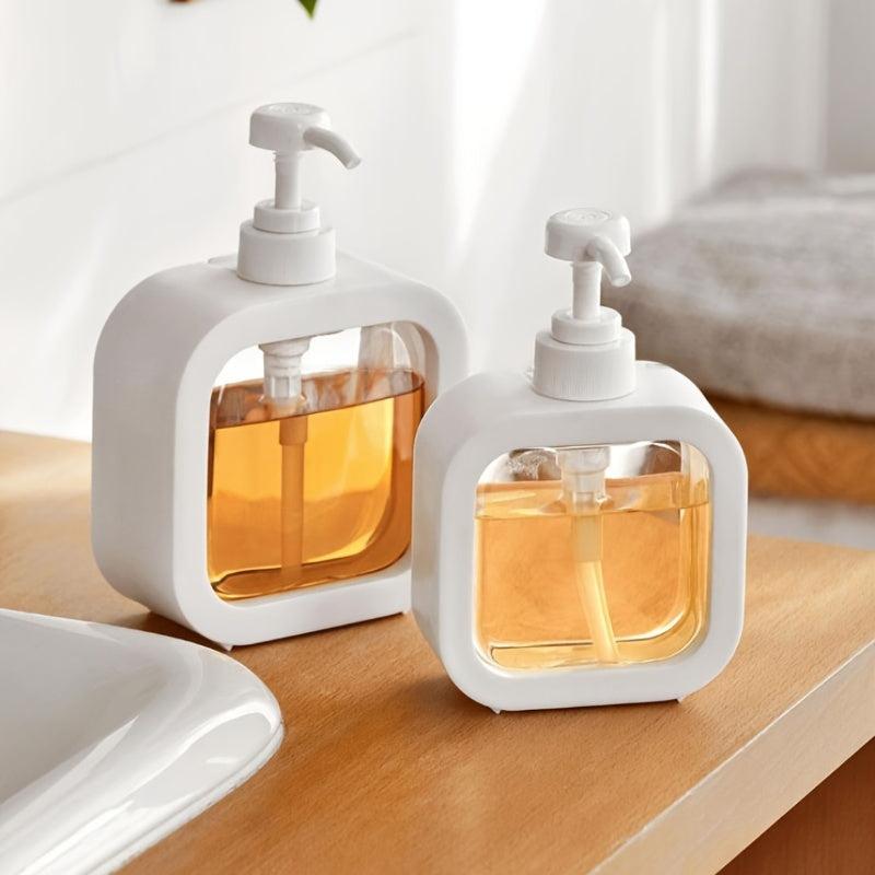 1pc Empty Plastic Pump Bottles Dispenser Clear for Lotions Shampoos