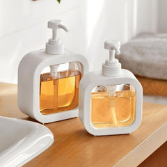 1pc Empty Plastic Pump Bottles Dispenser Clear for Lotions Shampoos